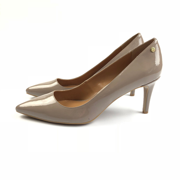 calvin klein patent pumps